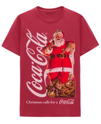 Men's Santa Clause Coke Holiday Graphic Classic-Fit T-Shirt