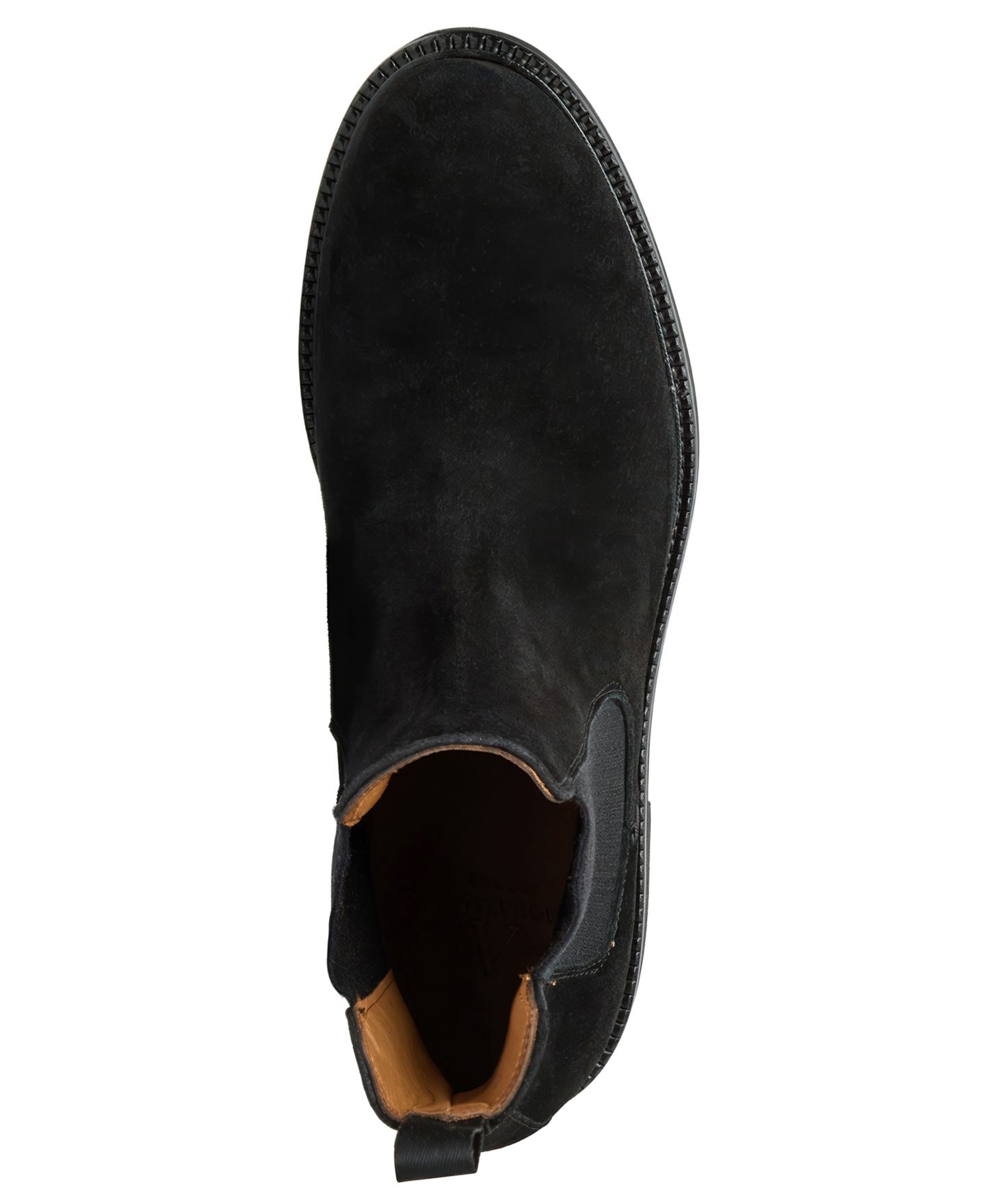 Мужские ботинки Aquatalia Prospero Round-Toe, цвет: Чёрный замшевый — фото 4