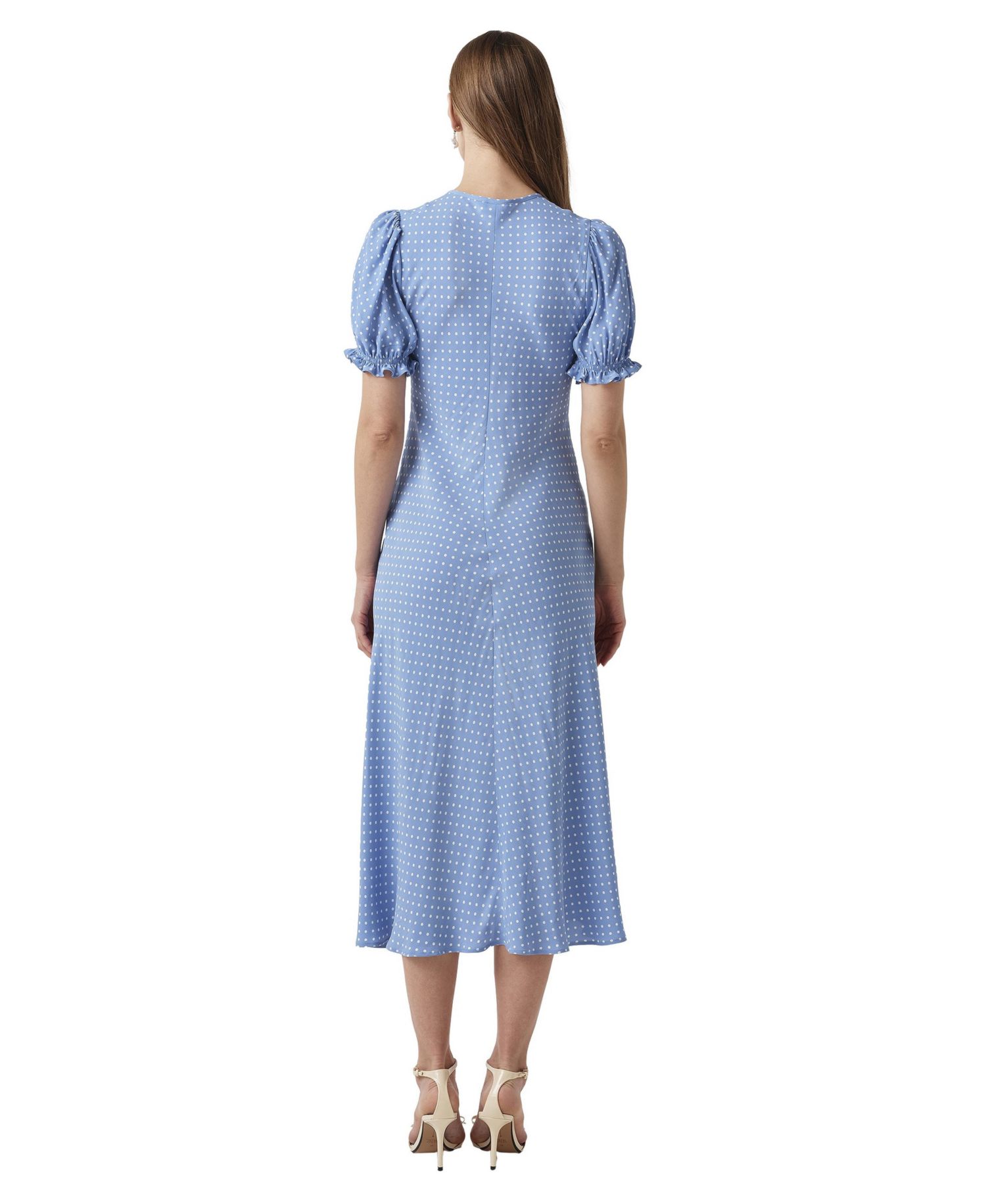 Women's Clarissa Floral Empire Waist A-Line Midi Dress