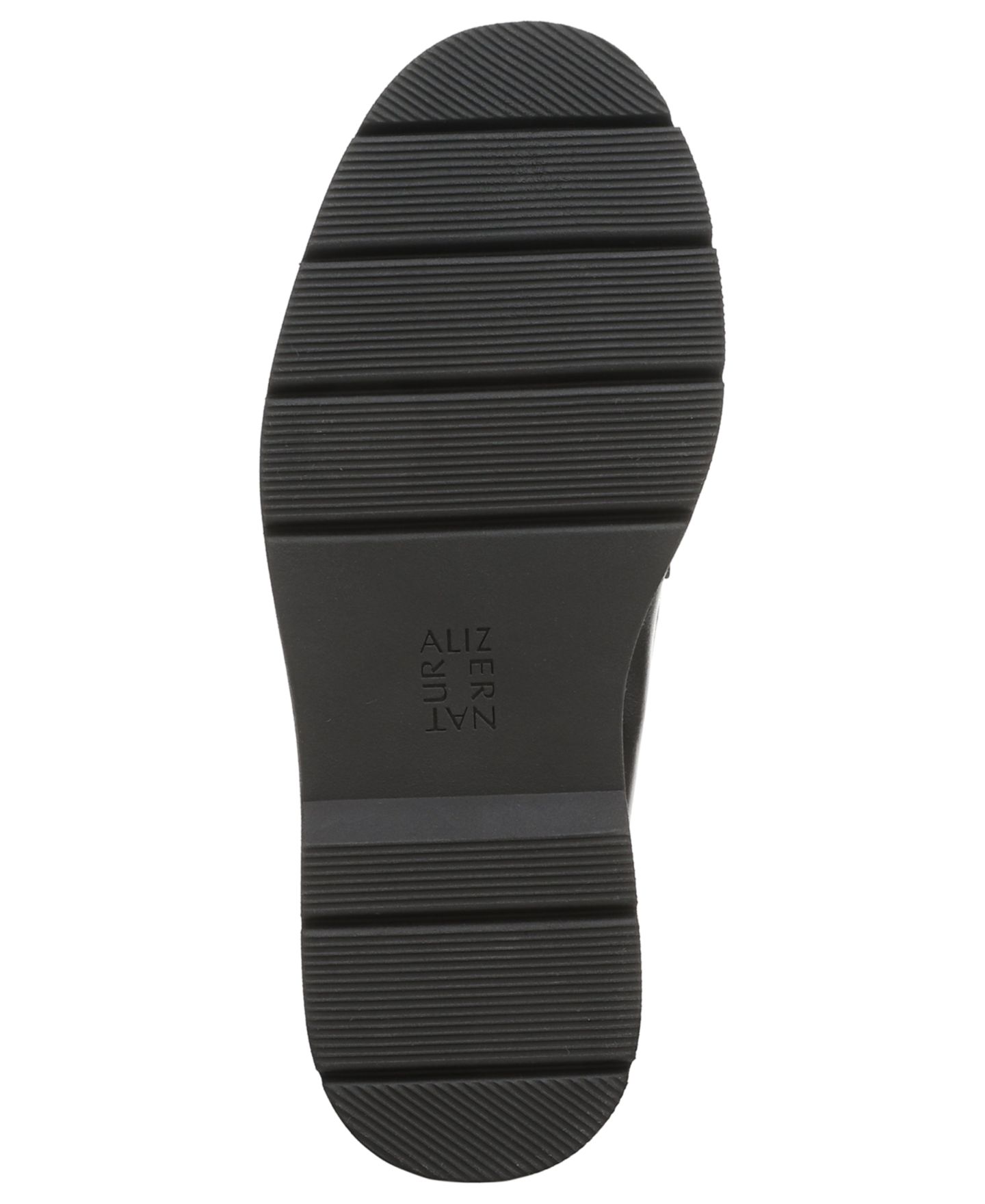 Женские туфли 27 EDIT Naturalizer Tate Lug-Sole Round Toe, цвет: Чёрный кожаный — фото 5