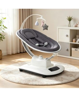homfan Electric Baby Swing with 5-Point Harness and Touch Control - Macy's