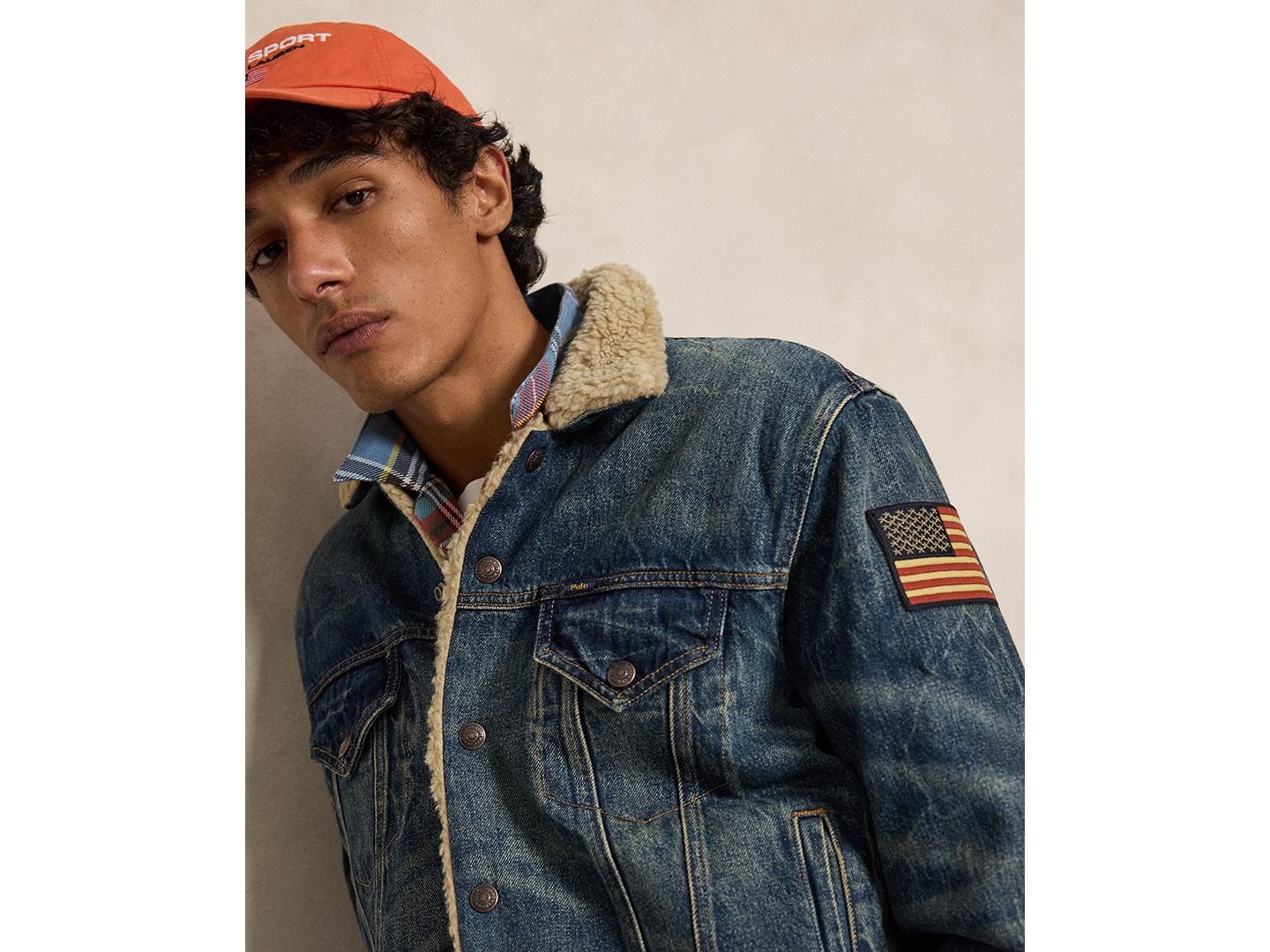 Мужская куртка Polo Ralph Lauren Earlton Denim Fleece-Lined Trucker — фото 2