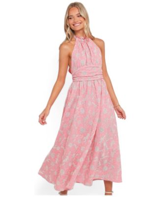 Women's Taila A-Line Halter Midi Dress