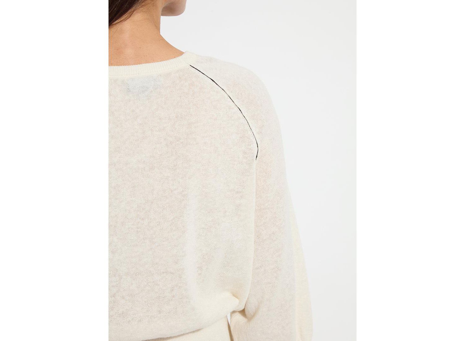 Women's Anabela Oversized Lightweight Raglan Long-Sleeve Linen-Cotton-Blend Sweater