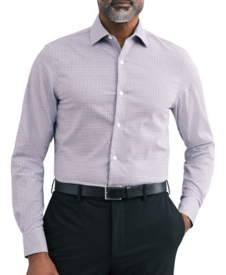 Men's Stretch Twill Slim-Fit Dress Shirt
