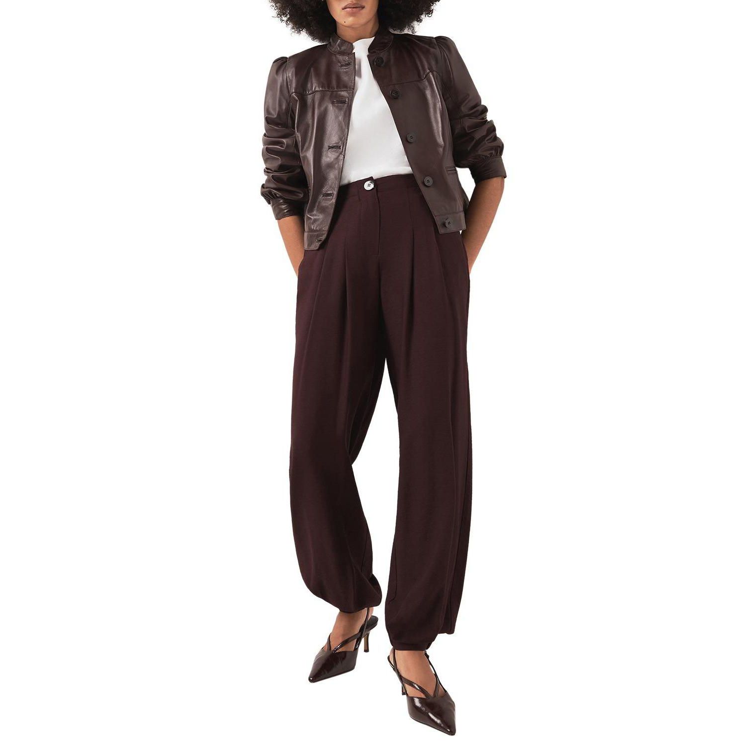 Women's Balloon Leg Elasticated Trousers