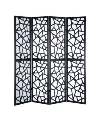 Giyano 4 Panel Screen Room Divider