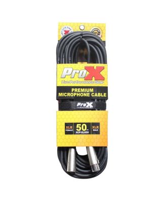 Premium Series XCP-XLR50 Balanced Audio Microphone Cable, 50 ft.