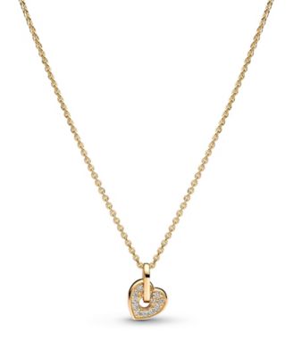 Lab-grown Diamond Heart Pendant Necklace (0.05 ct. t.w.) in 14k Gold