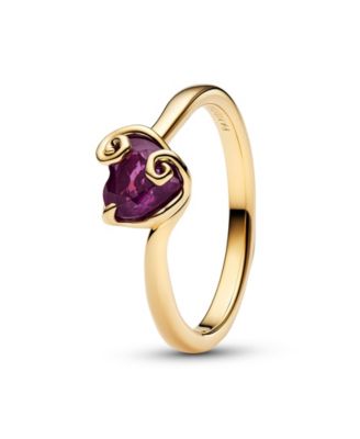 Sally Man-Made Crystal Heart Ring