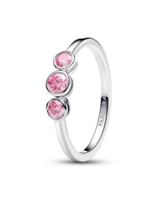 Lab-Grown Diamond Three Stone Ring (1/2 ct. t.w.) in Sterling Silver