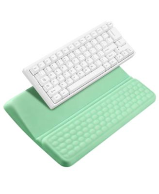 2 in 1 Keyboard Stand with Wrist Rest Ergonomic Adjustable Riser