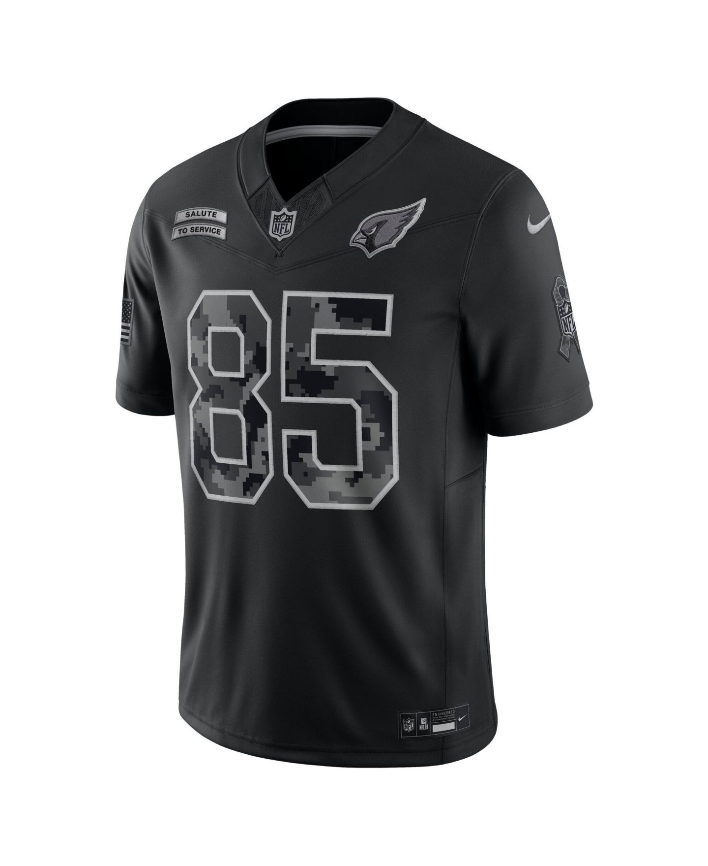 Мужской топ Nike Trey McBride Black Arizona Cardinals 2026 Salute to Service Limited Jersey — фото 2