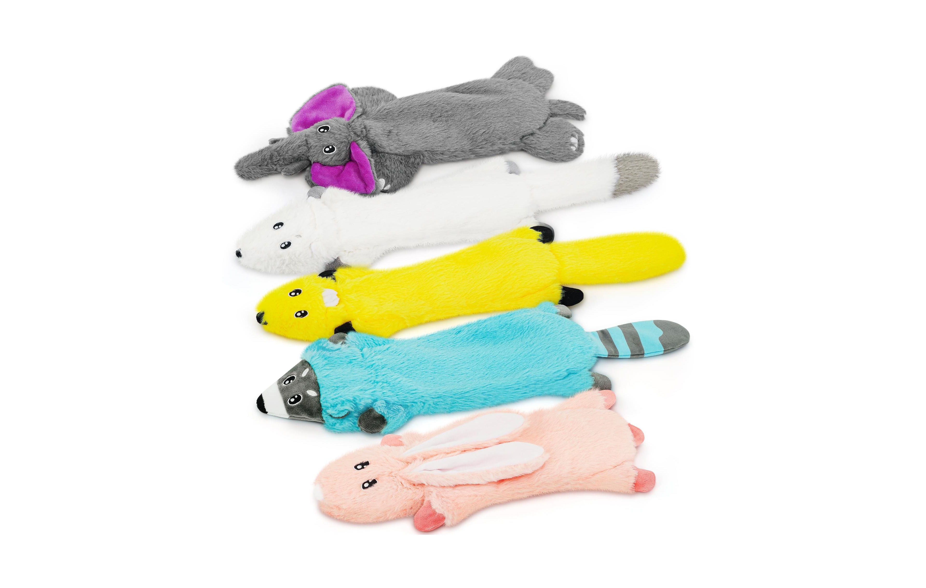 Magicorange 5 Pack Stuffedless Animal Dog Squeaky Plush Toys For All Breed Dogs