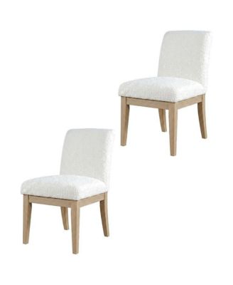 Solid Wood Upholstered Parsons Dining Chairs