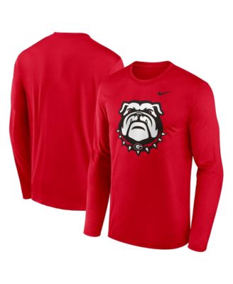 Men's Red Georgia Bulldogs Primetime Alternate Logo Legend Performance Long Sleeve T-Shirt