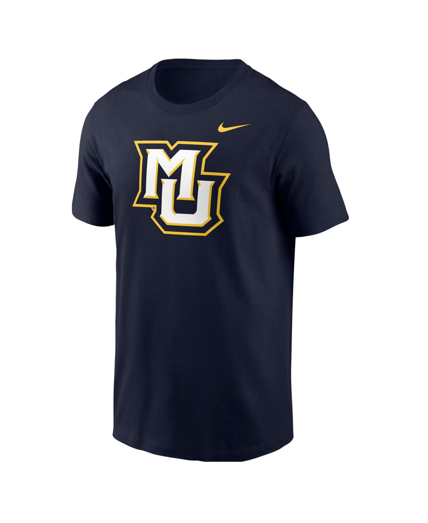 Мужская футболка Nike Navy Marquette Golden Eagles Primary Logo — фото 2