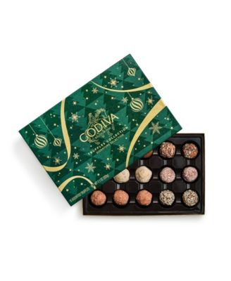 Chocolate Truffle Holiday Gift Box, 15 Pieces
