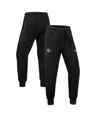 Men's Black Colorado Buffaloes Club Fleece Joggers