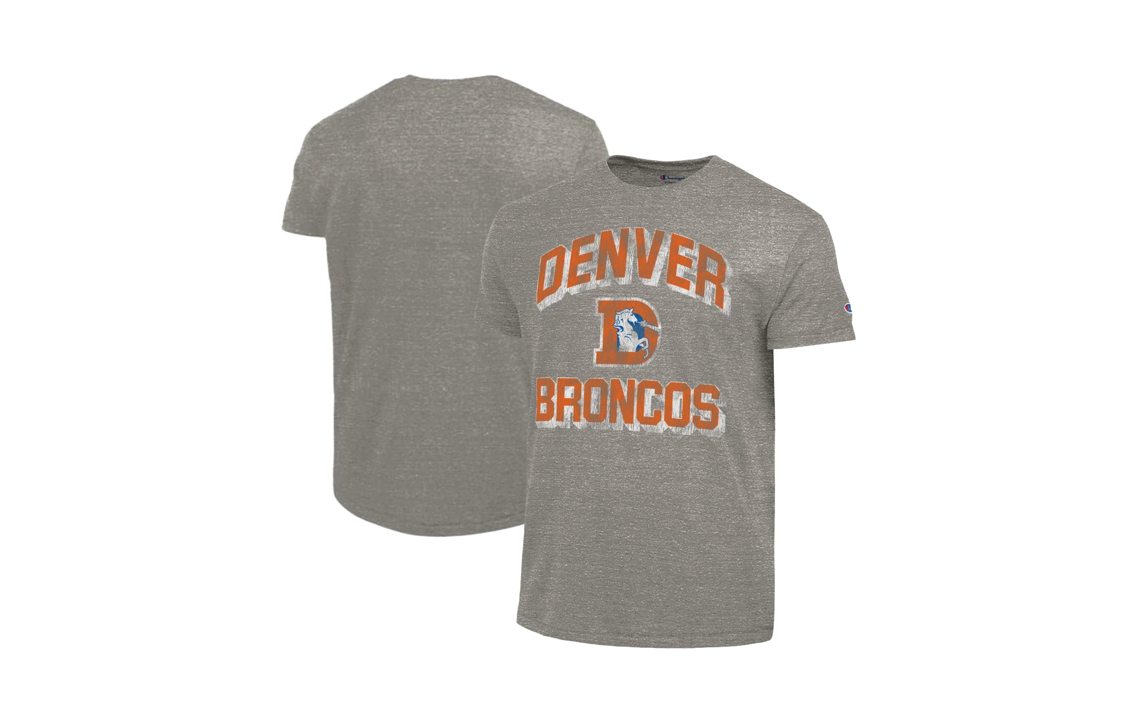 Champion Men's Denver Broncos Ultimate Tri-Blend Distressed T-Shirt