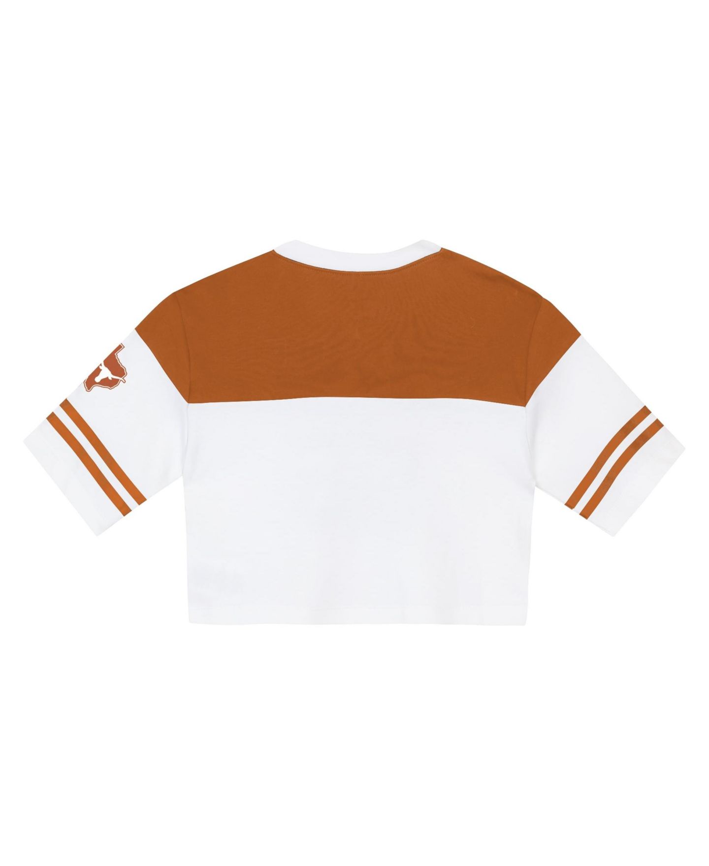 Детский комплект Outerstuff Girls Preschool Texas Orange/White Texas Longhorns Cutest Player V-Neck T-Shirt & Shorts Set — фото 3