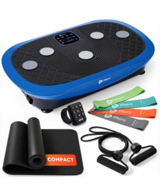 Rumblex Plus Mini 4D Vibration Plate Exercise Machine with 3 Motors, 60 Speeds and Bluetooth Speaker