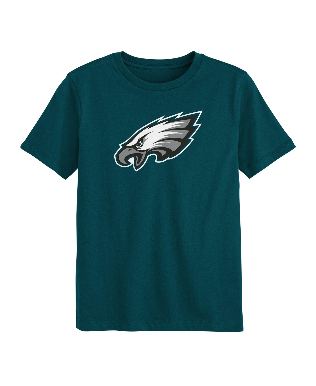 Outerstuff Boys' and Girls' 2T-5T Philadelphia Eagles Logo Graphic T-Shirt - Midnight Green