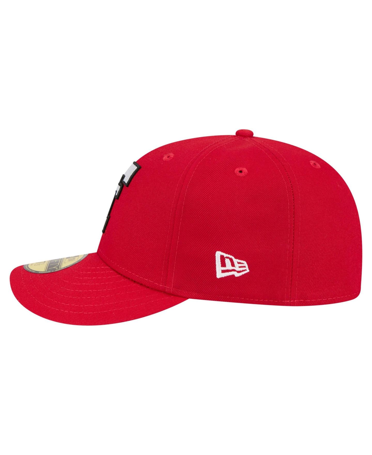 Мужская кепка New Era Red Texas Tech Red Raiders On-Field Baseball Fitted Hat — фото 12
