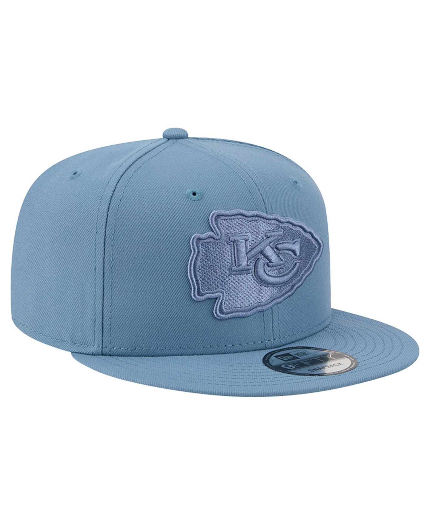 Мужские головные уборы New Era Blue Kansas City Chiefs Color Pack 9FIFTY Snapback Hat — фото 3