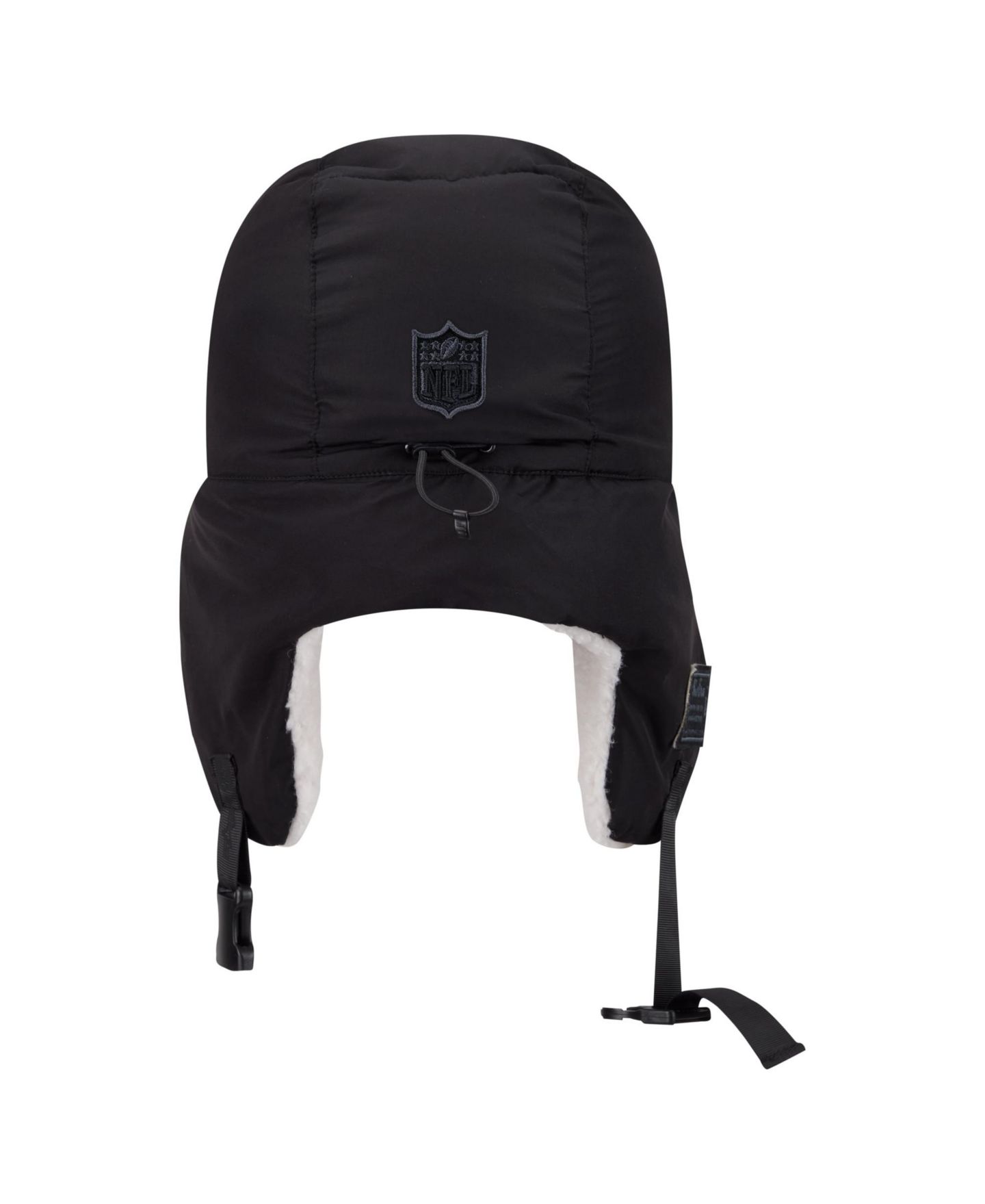 Мужские головные уборы New Era X Alpha Industries Black San Francisco 49ers Puffer Quilted Trapper Hat — фото 4