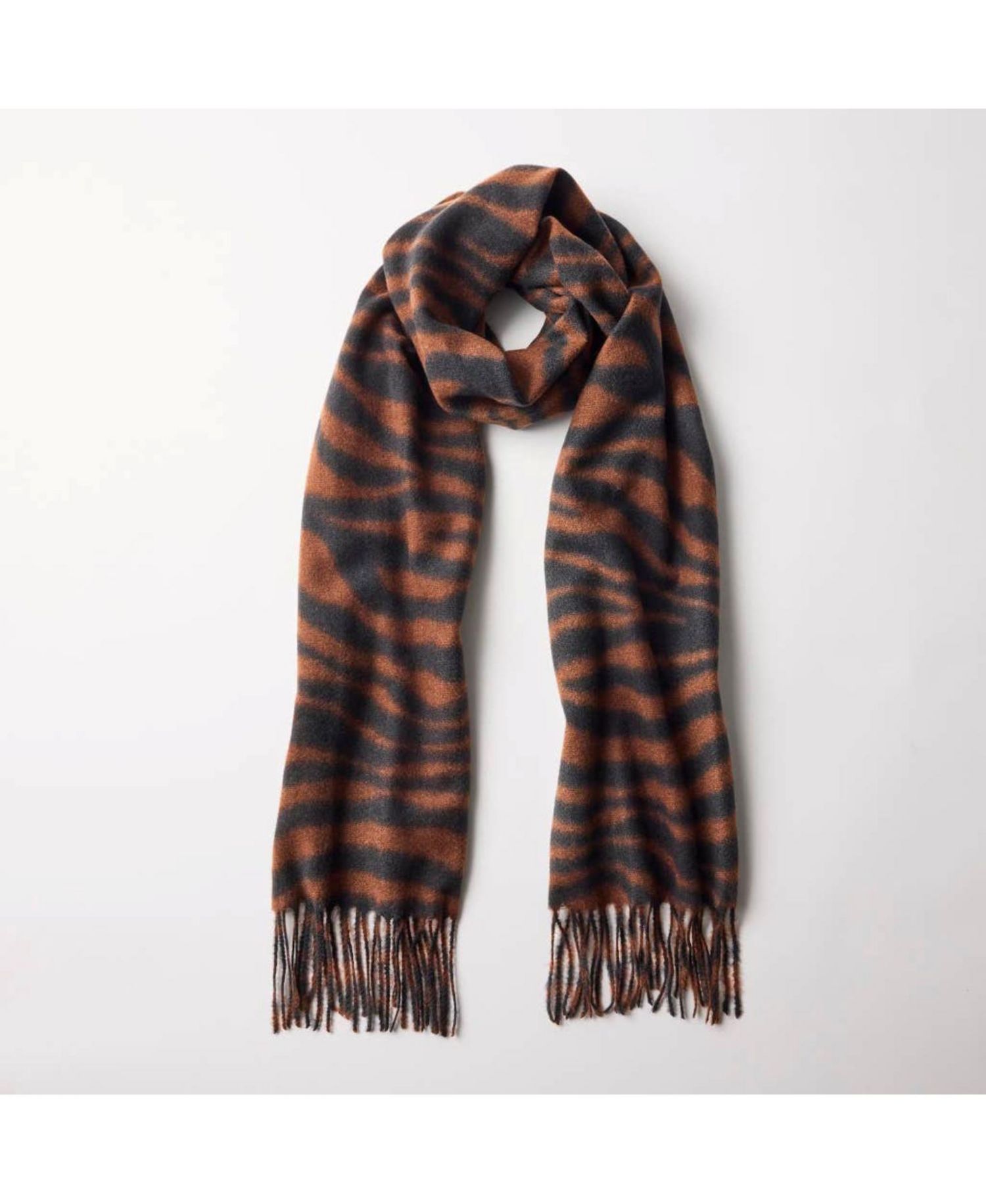 Zebra Print Midweight Scarf