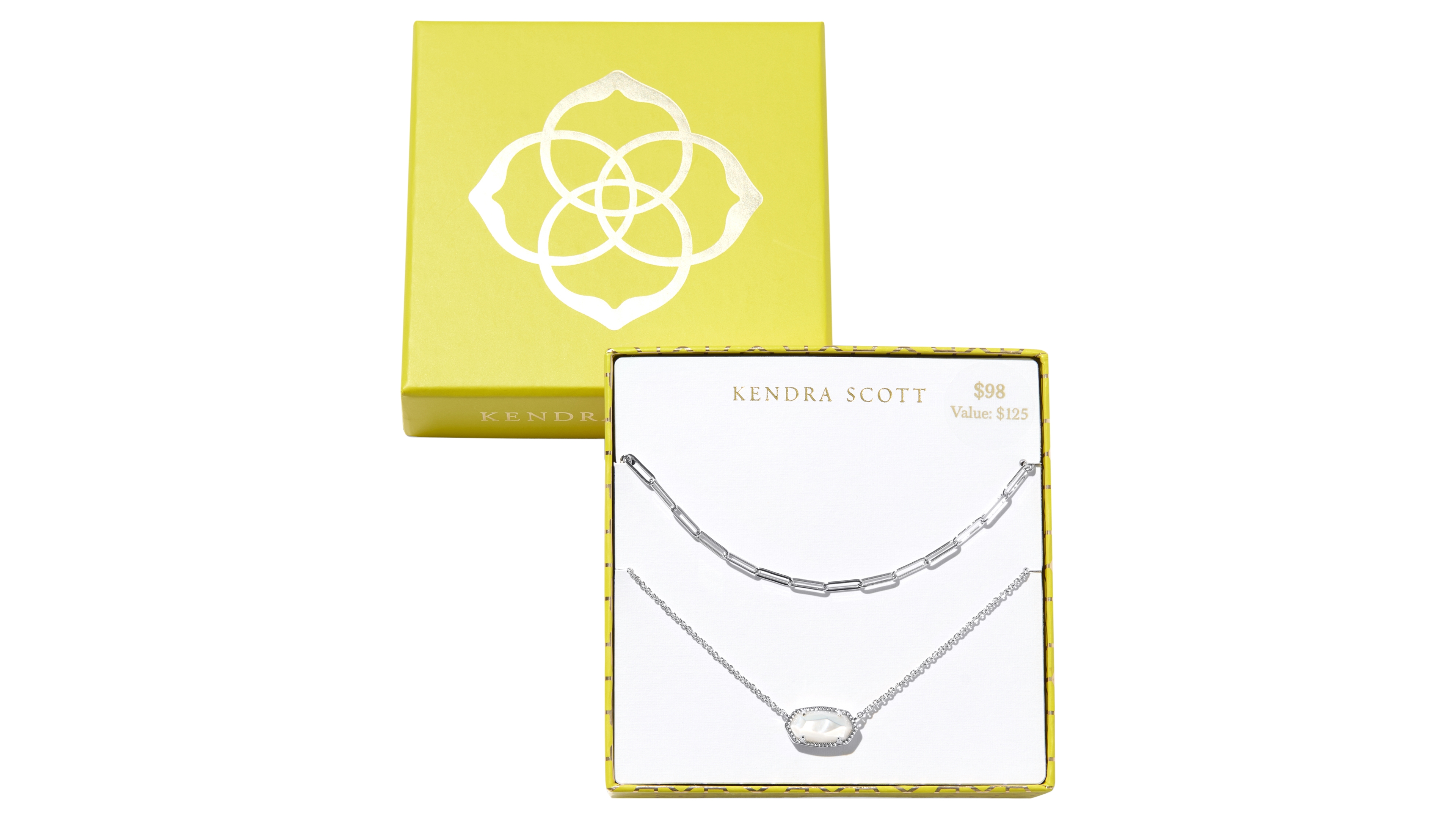 Kendra Scott Imitation Pearl Ivory Elisa and Courtney Necklace, 2-Piece Set