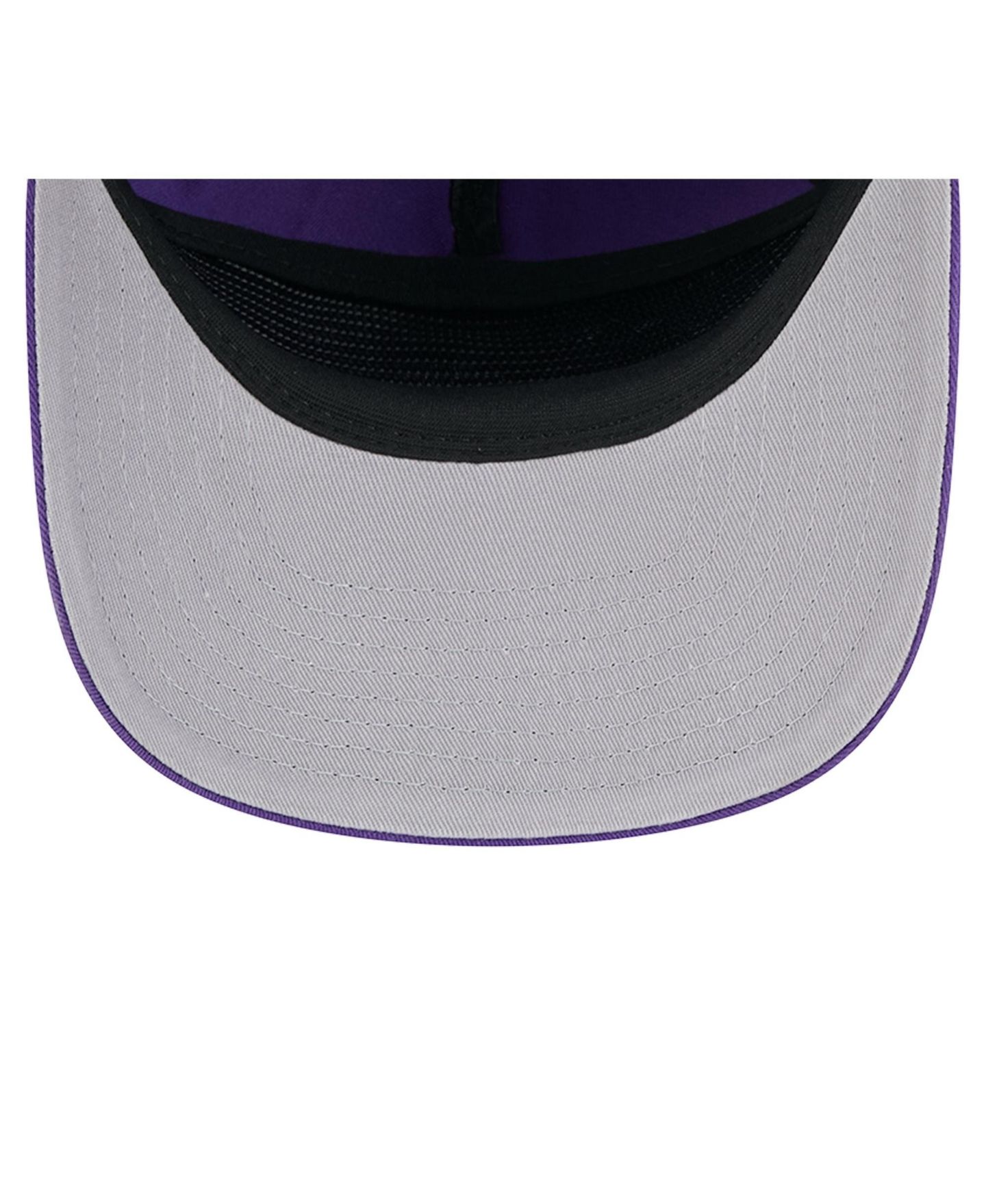 Мужская кепка New Era Purple Minnesota Vikings Stacked 19TWENTY Adjustable Hat — фото 5
