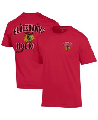 Men's  Red Chicago Blackhawks Stick With It Jersey T-Shirt