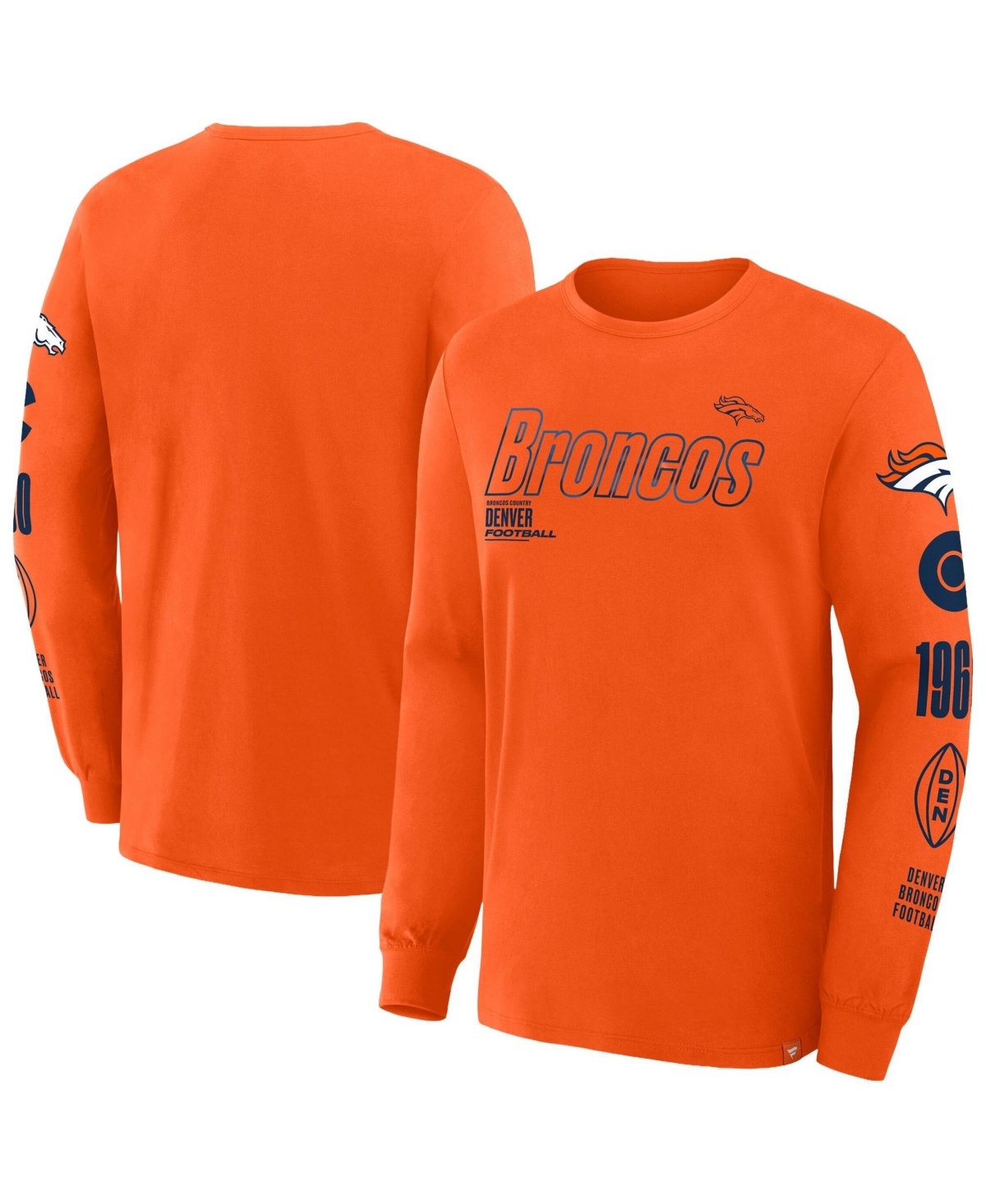 Fanatics Men's Big & Tall Checkdown Pass Screen Print Long Sleeve T-Shirt