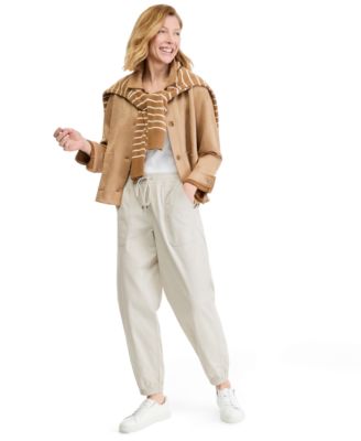 Women's Twill Pull-On Ankle Jogger