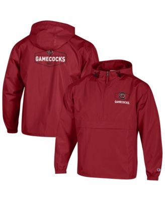 Men's Garnet South Carolina Gamecocks Delay Packable Half-Zip Jacket