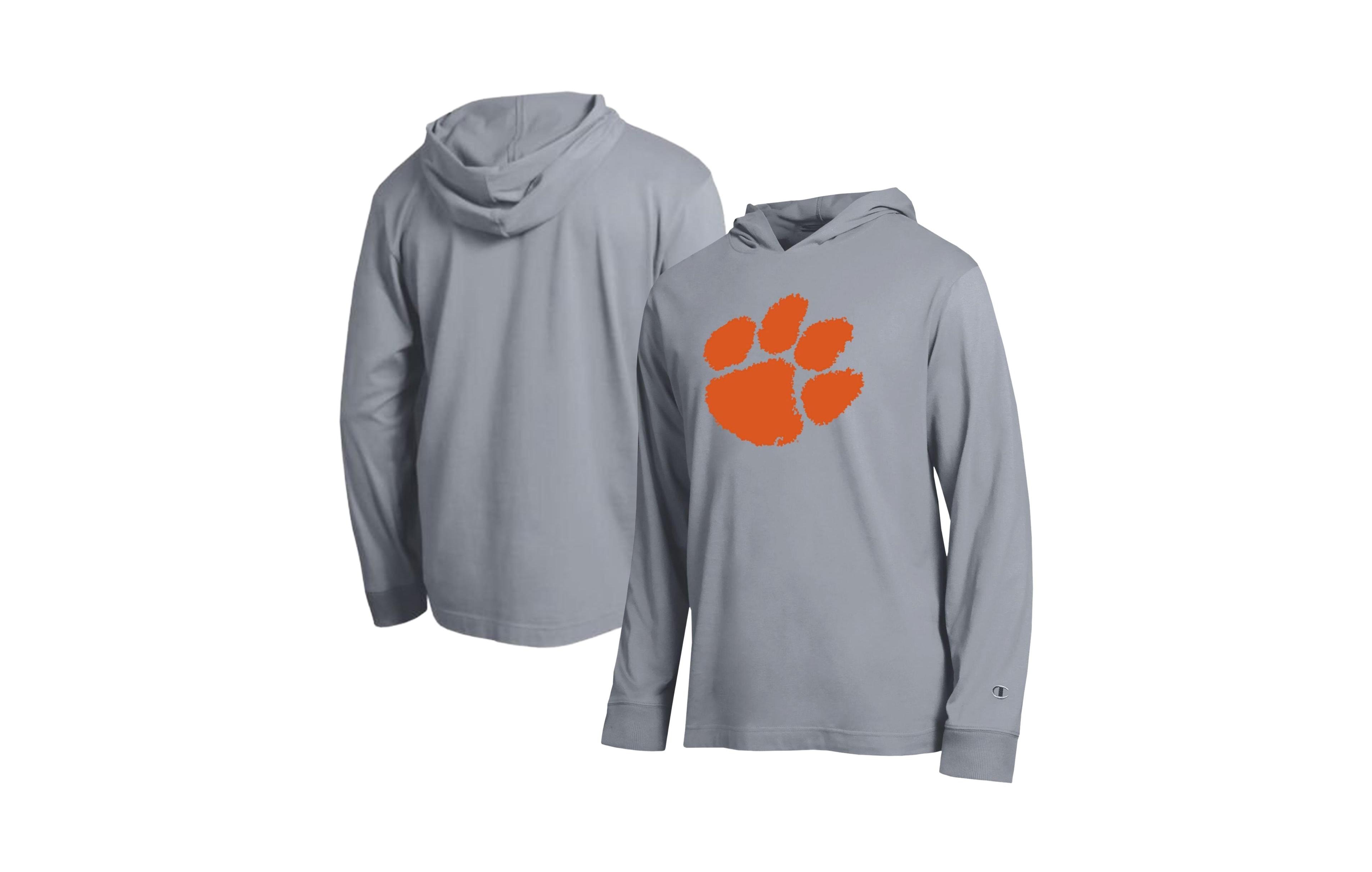 Champion Men's Clemson Tigers Tonal All-Star Long-Sleeve Hooded T-Shirt