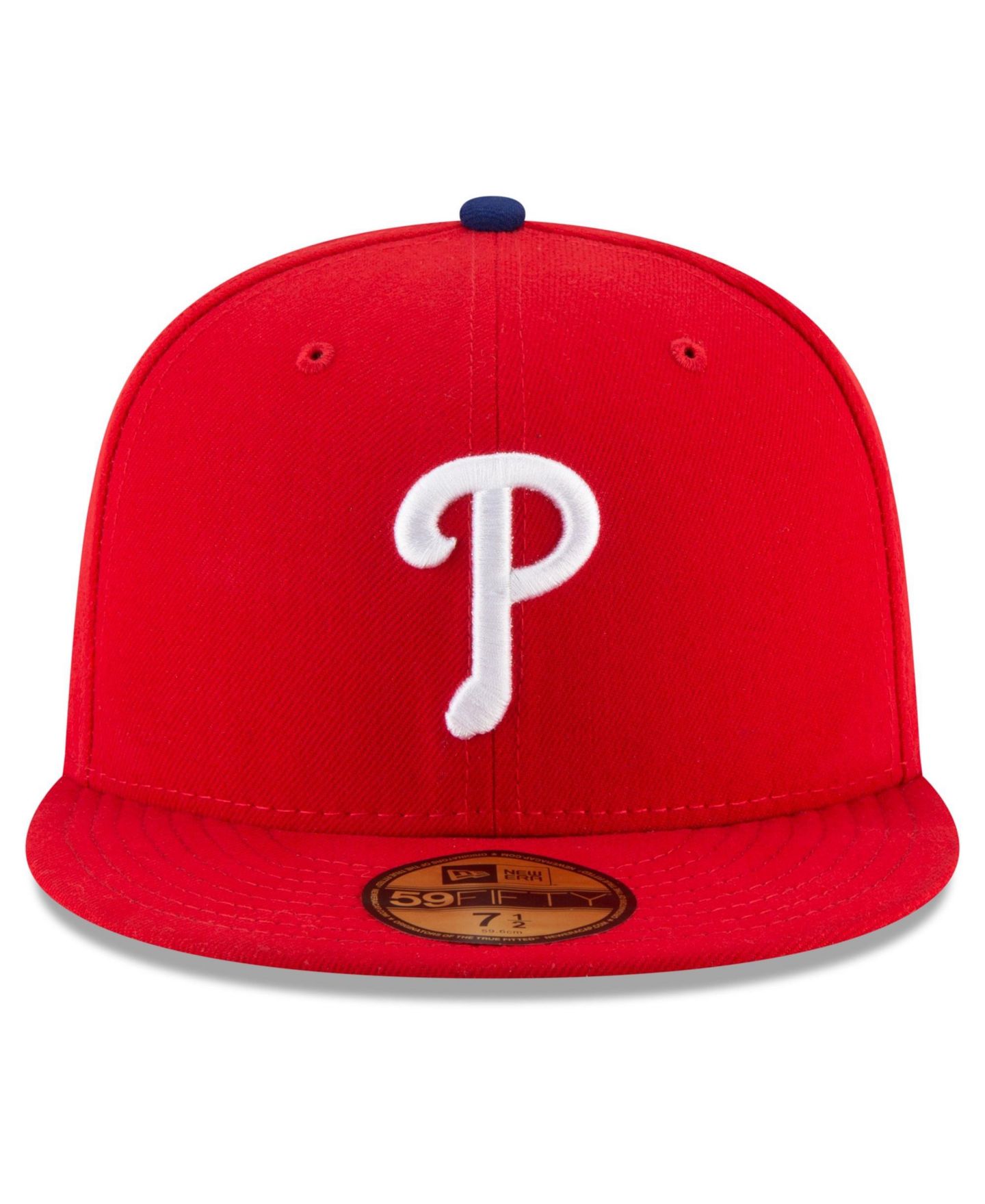 Мужская кепка New Era Red Philadelphia Phillies 2026 Players' Weekend Authentic Collection 59FIFTY Fitted Hat, цвет: Красный — фото 2