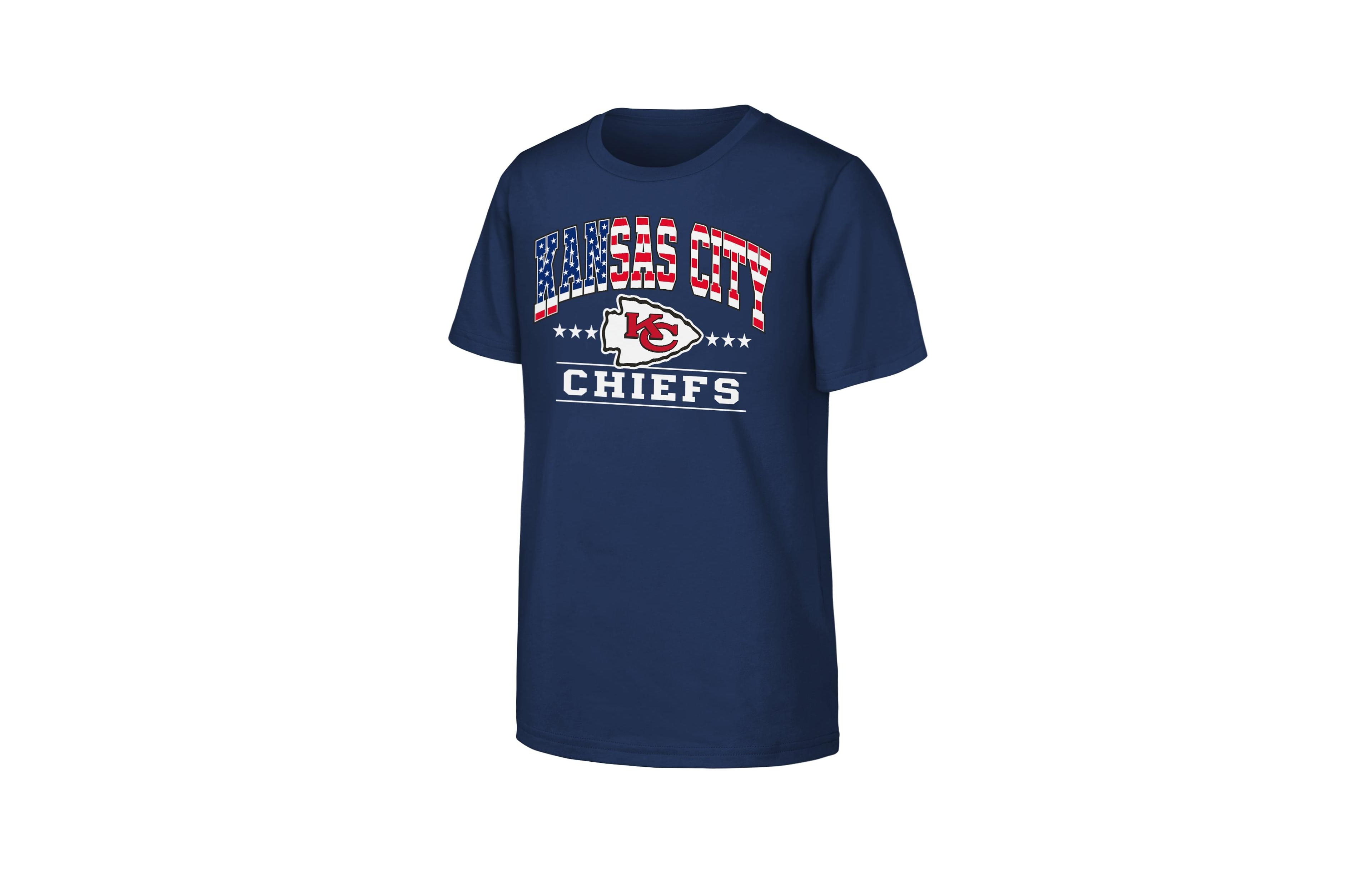 Nfl Boys' and Girls' Kansas City Chiefs Americana Graphic T-Shirt