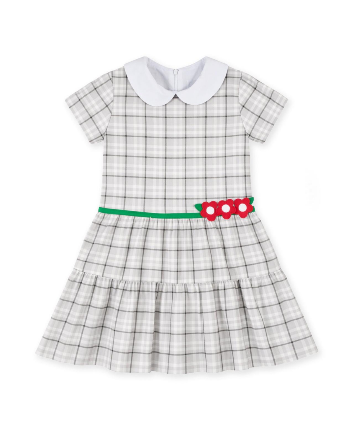 Florence Eiseman Big Girls (7-8) Plaid Dress with Flowers