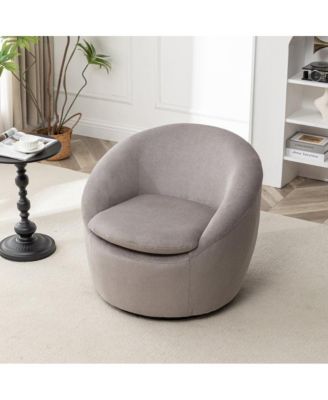 Winnie Modern Barrel Chair, 360degree(s) Swivel