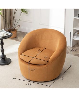 Winnie Modern Barrel Chair, 360degree(s) Swivel