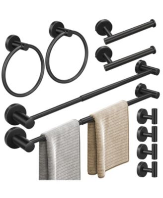 10pieces 24" Retractable Bathroom Hardware Set