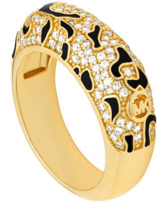 MICHAEL Cubic Zirconia Pave Leopard Ring