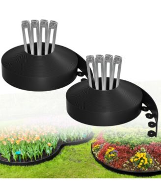 100ft Landscape Edging Kit With 150 Steel Stakes