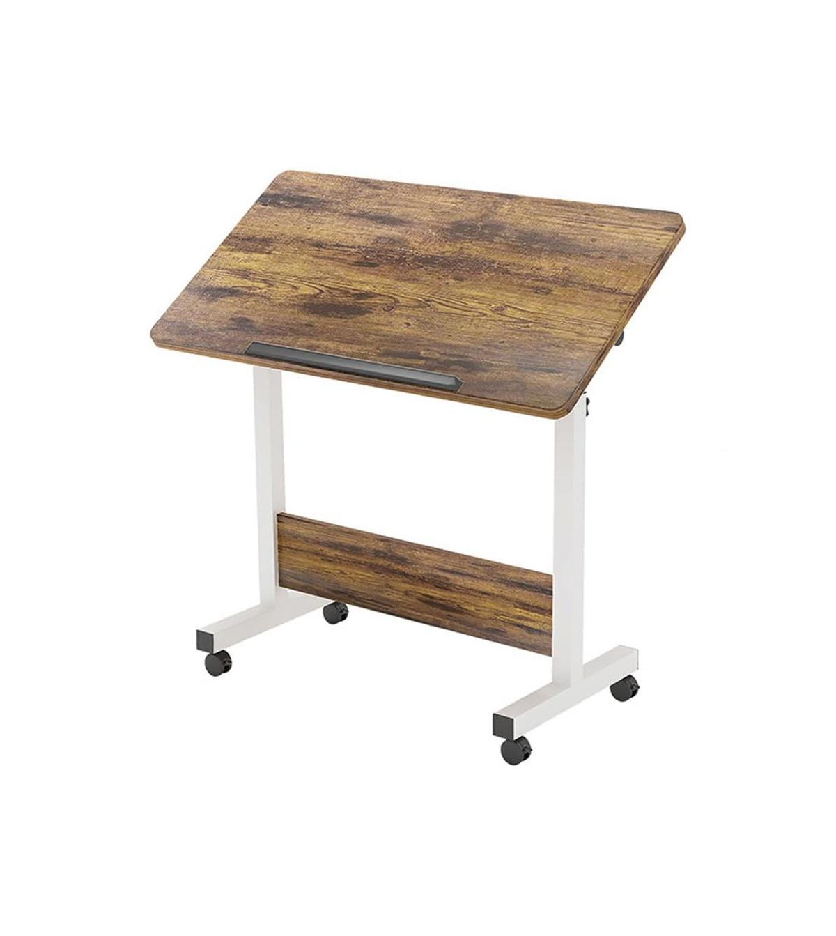 gaomon Adjustable Height Standing Desk with Wheels, Collapsible Desktop, Mobile Computer Table for Home Office Spaces Desk