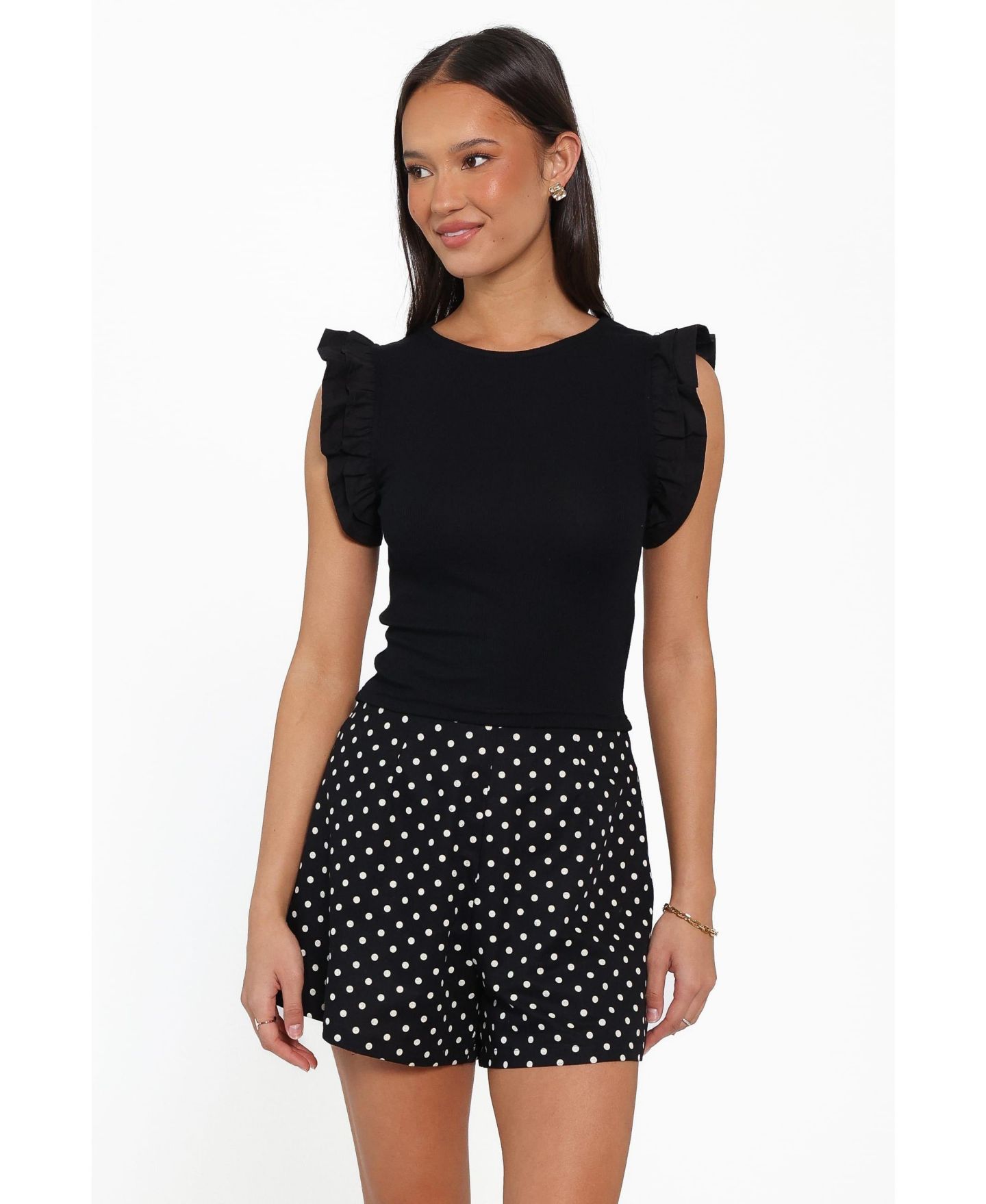 Женский топ Petal and Pup Kathleen Ruffled Knit — фото 1