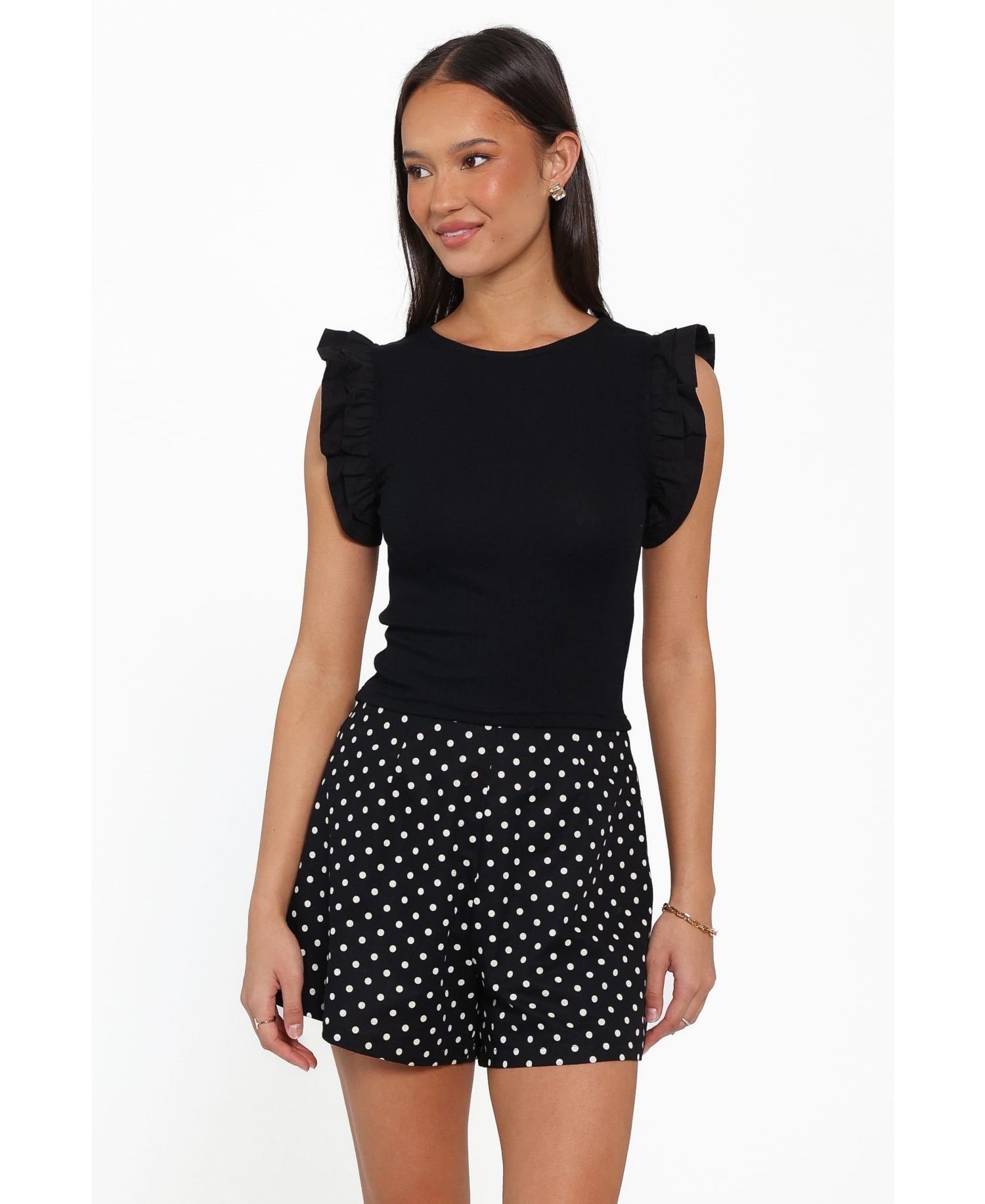 Women's Kathleen Ruffled Knit Top