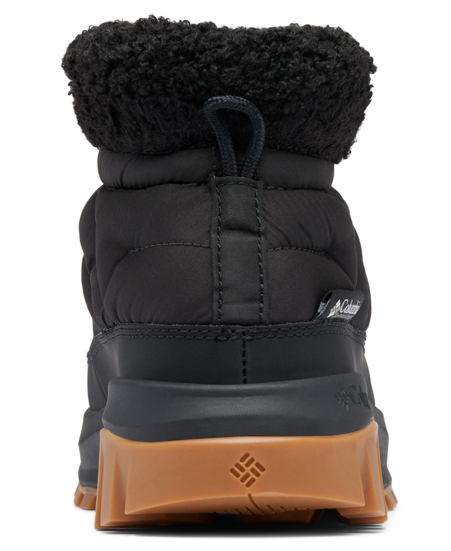 Женские утеплённые ботильоны Columbia Snowtrot Shorty, цвет: Чёрный / Морская соль — фото 3